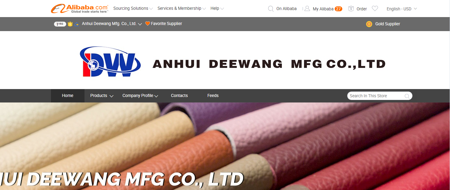 Anhui Deewang Is Available on Alibaba.com